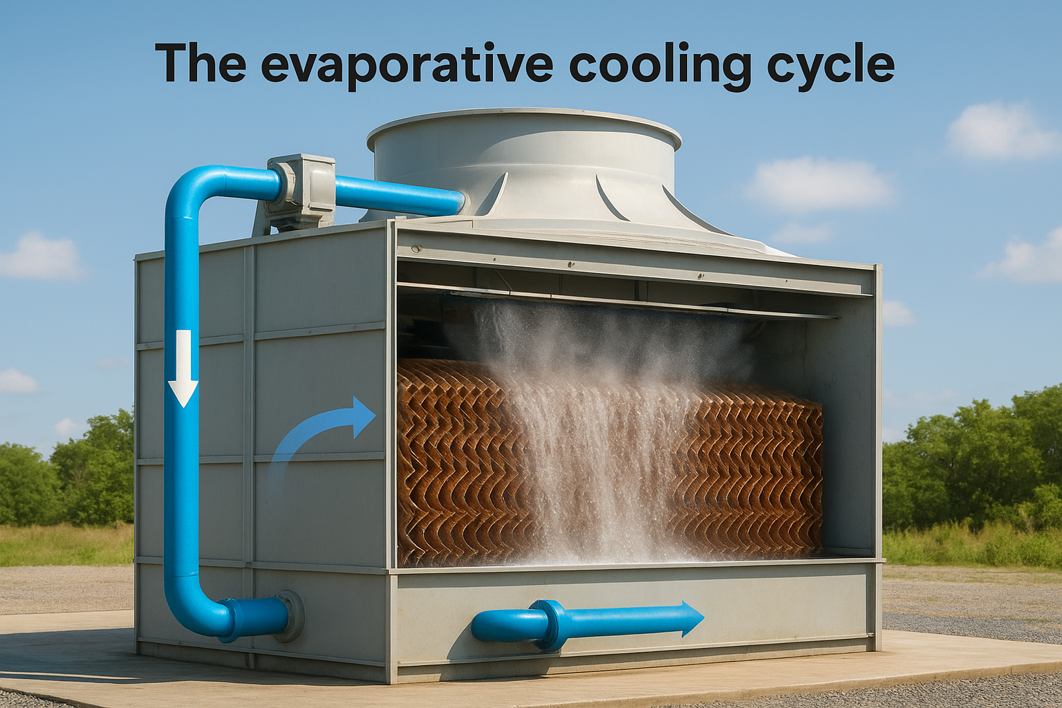 The evaporative cooling cycle