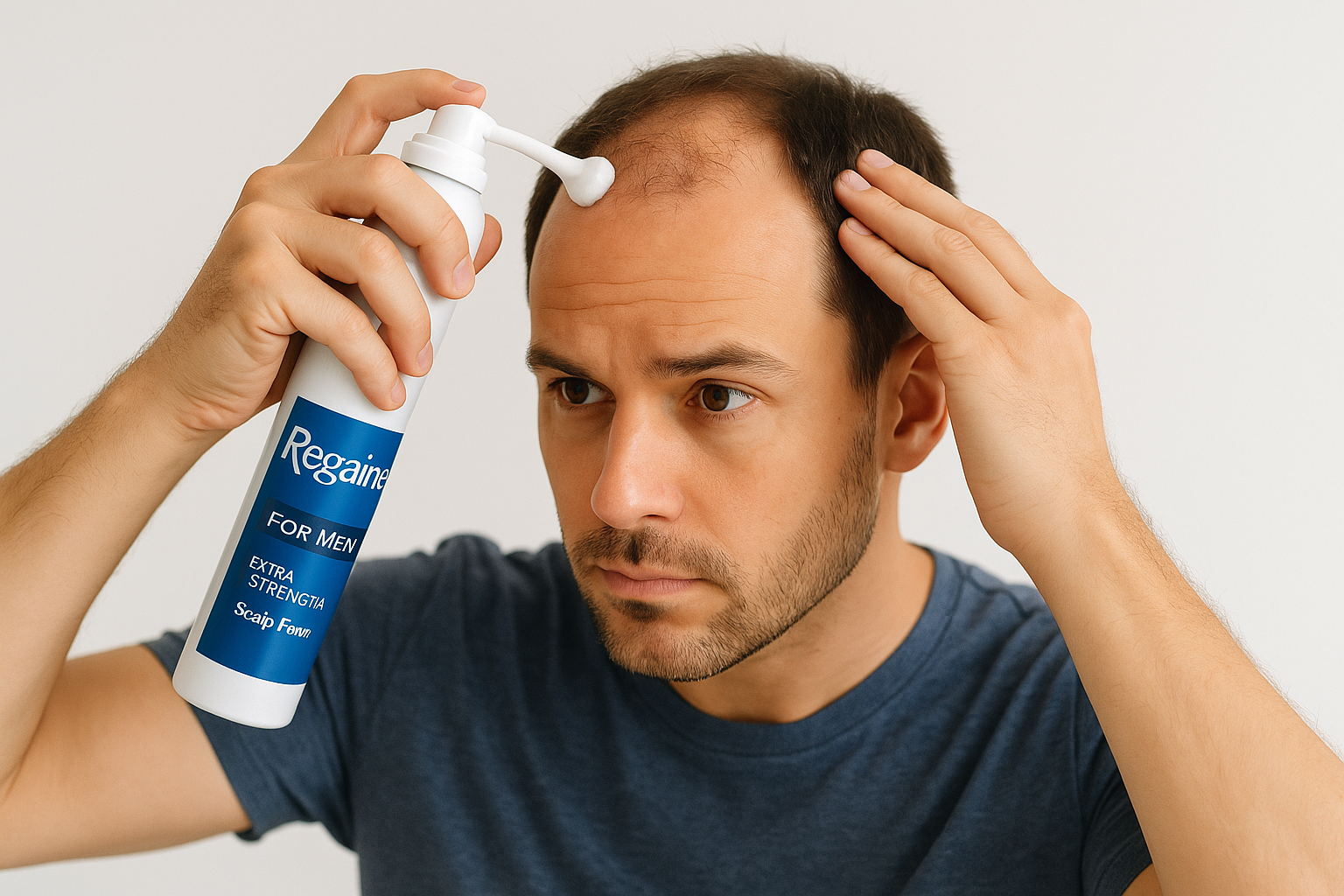 2. Regaine for men extra strength scalp foam