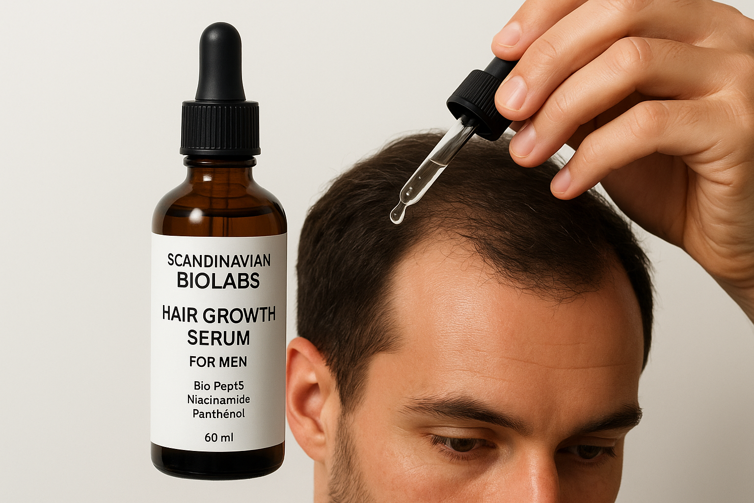 4. Scandinavian Biolabs hair growth serum for men