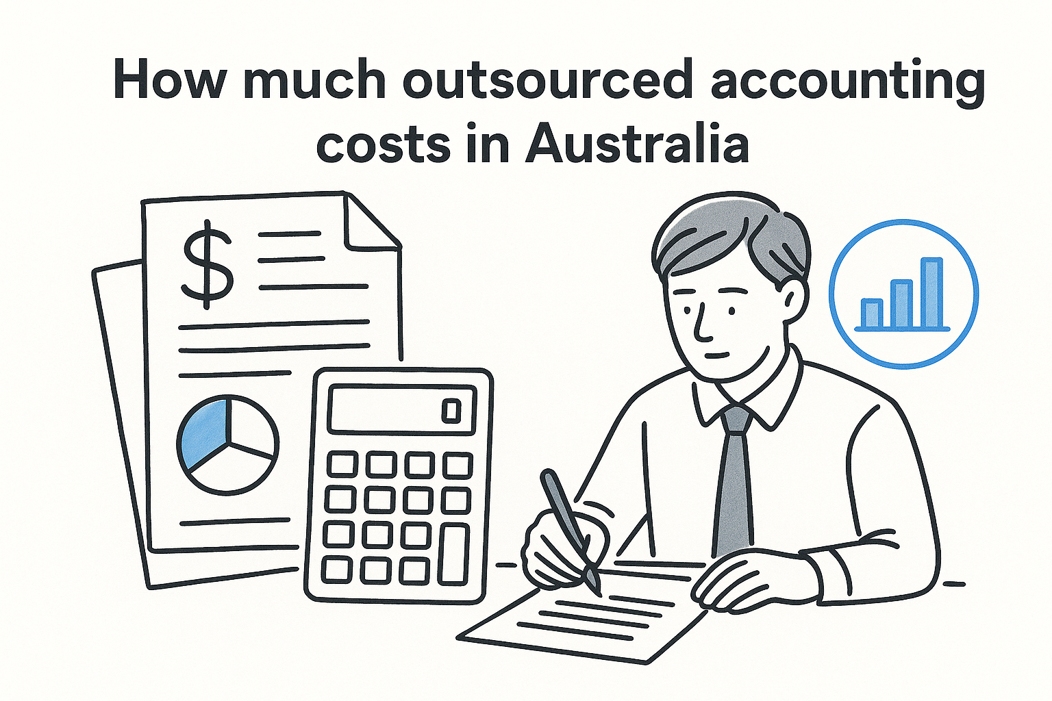 How much outsourced accounting costs in Australia