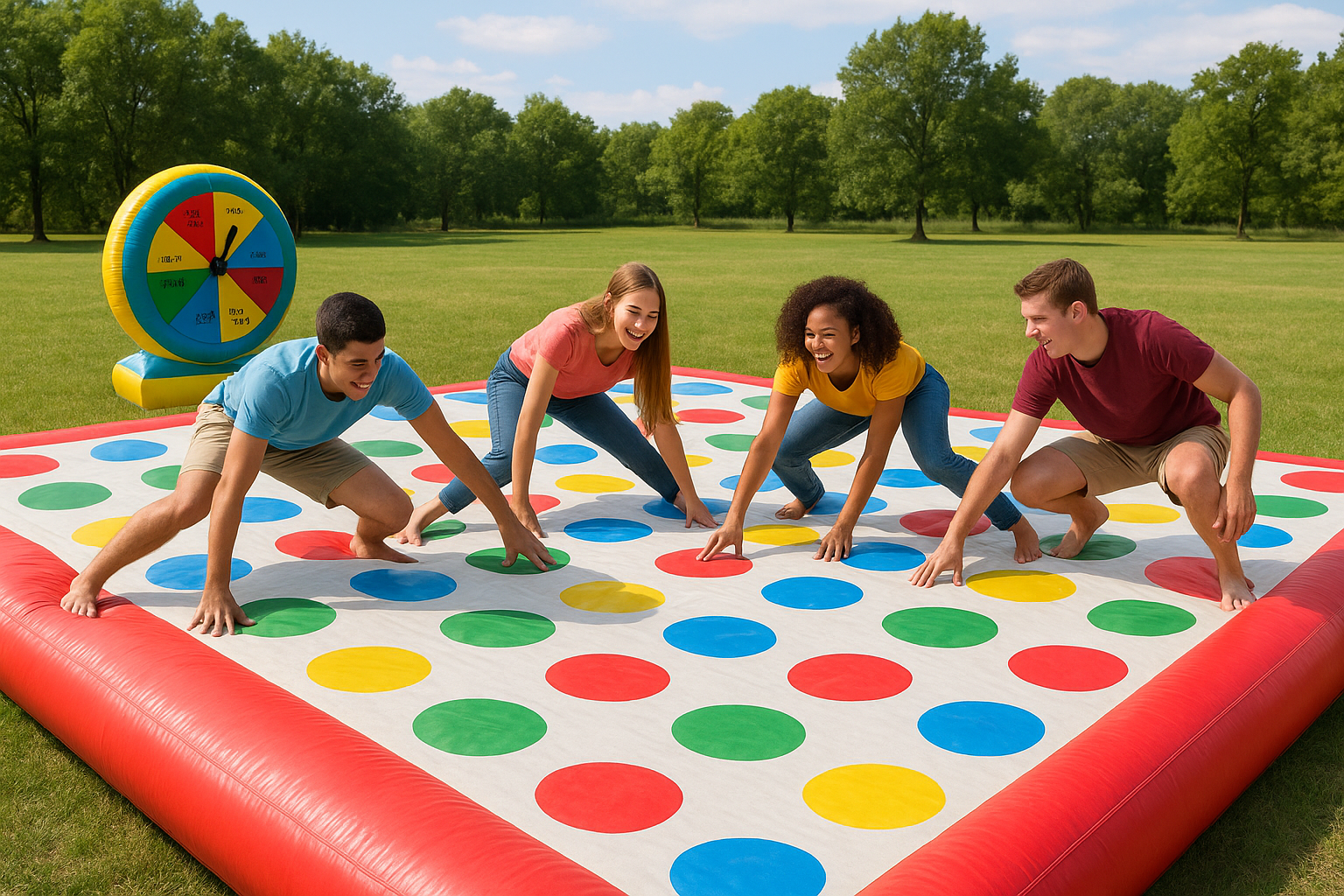 5. Giant inflatable twister