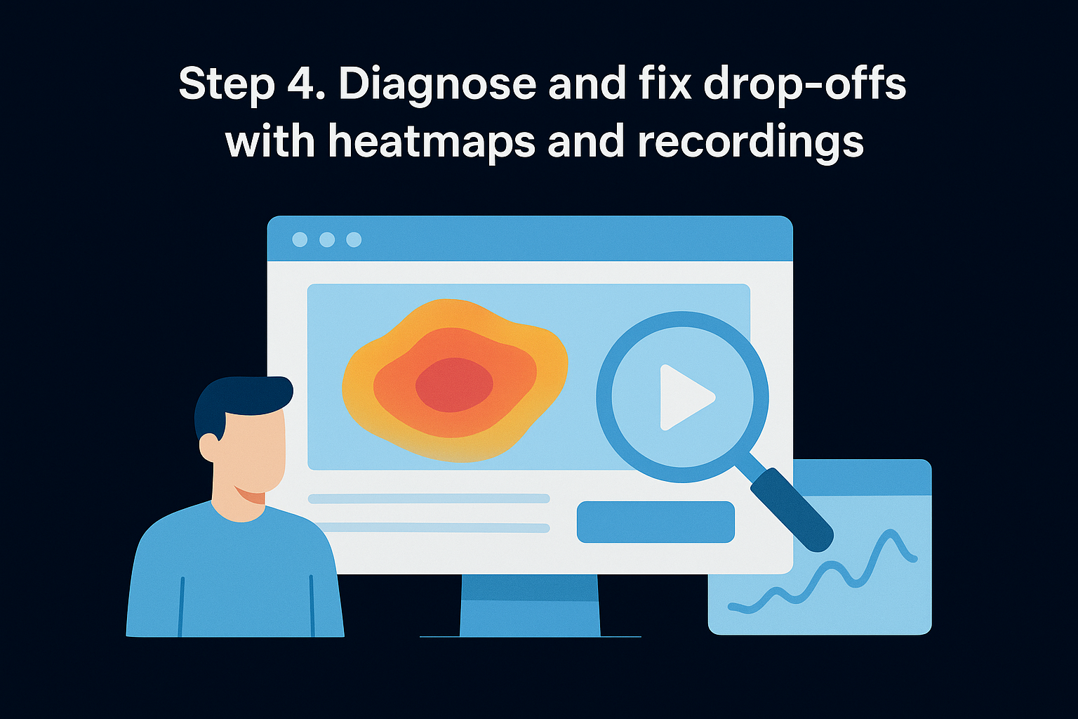 Step 4. Diagnose and fix drop-offs with heatmaps and recordings