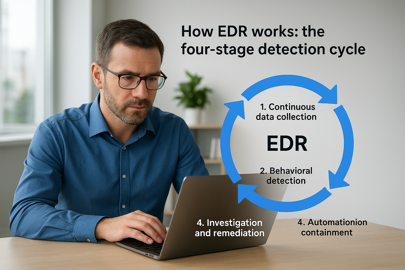 How EDR works: the four-stage detection cycle