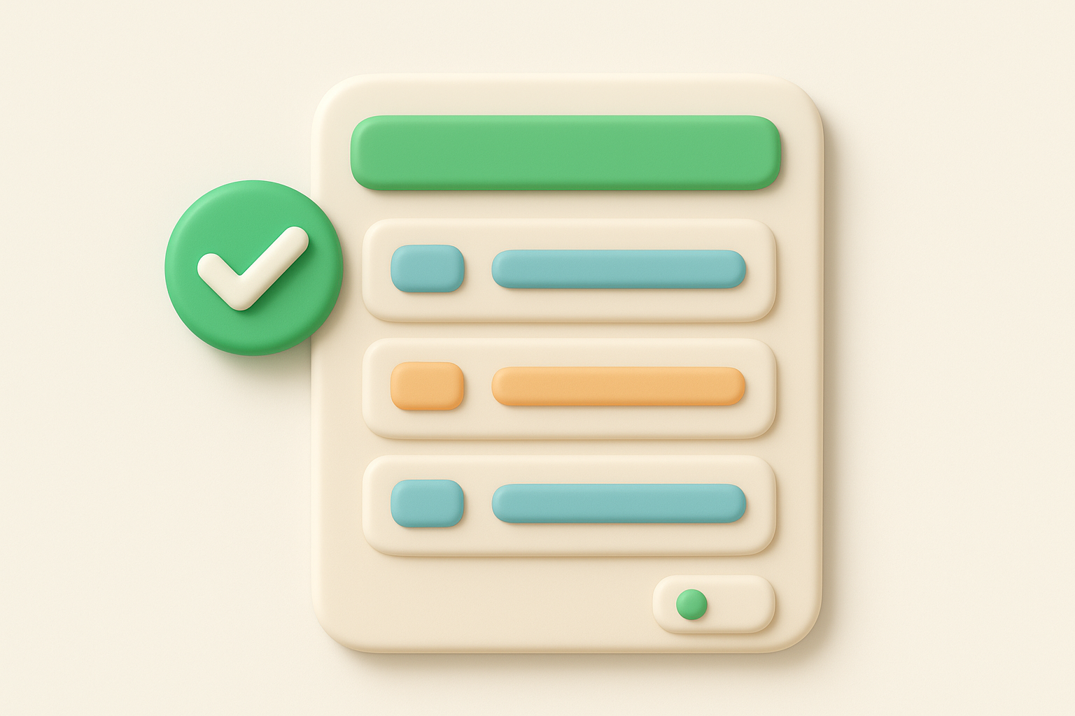 Use a table to make the participant details scannable