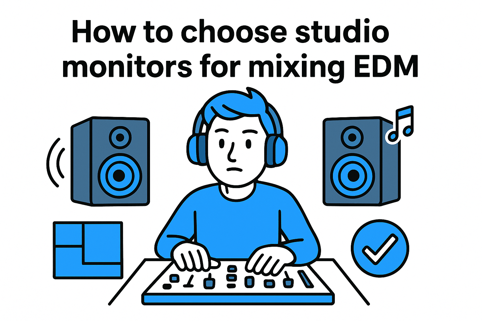 1. How to choose studio monitors for mixing EDM