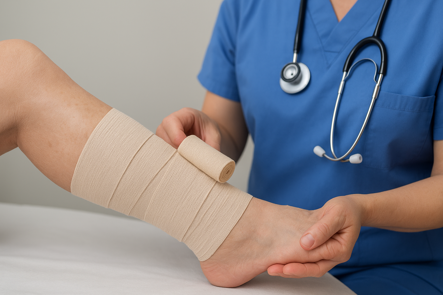 6. Compression wraps and bandages