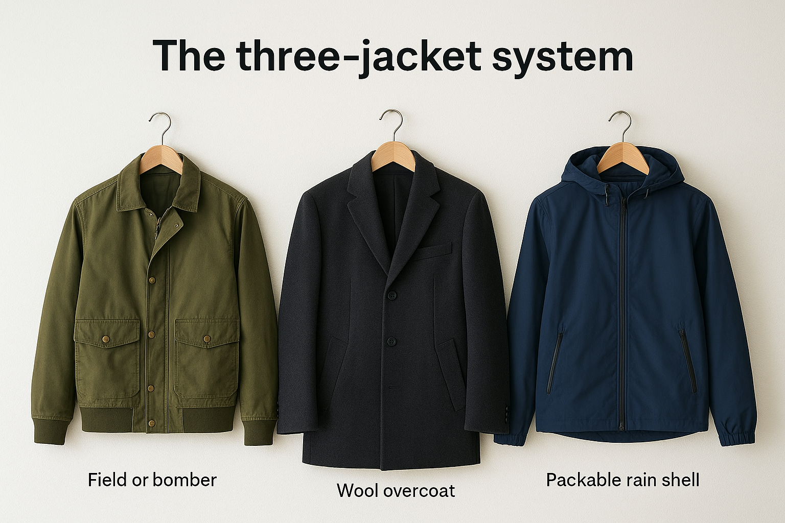 The three-jacket system