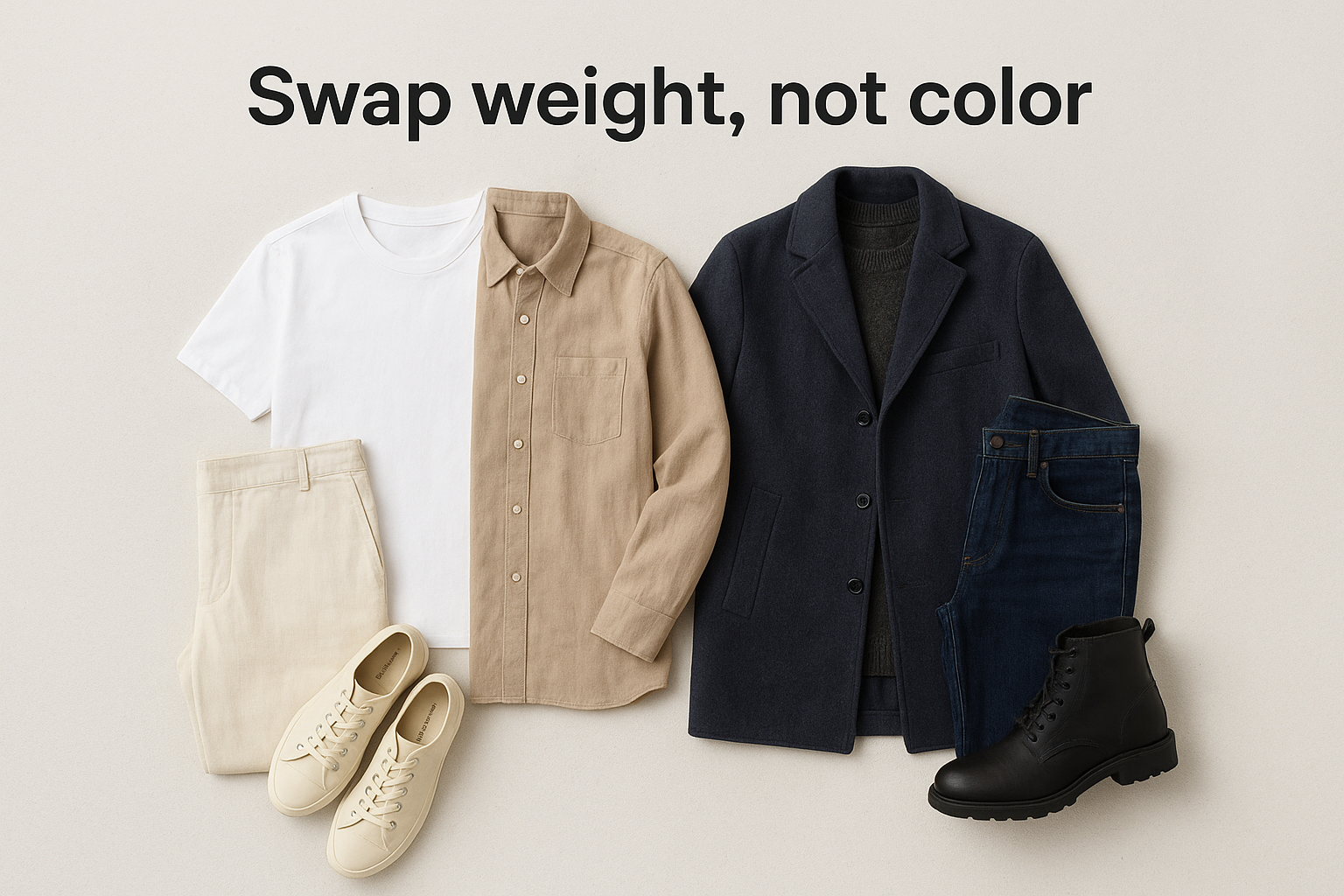 Swap weight, not color