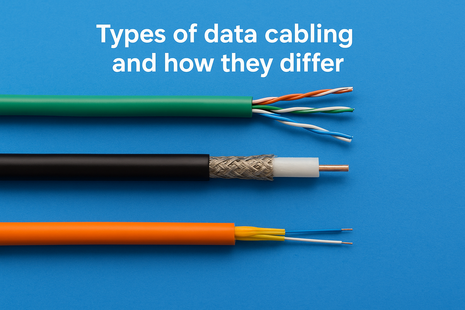 Types of data cabling and how they differ