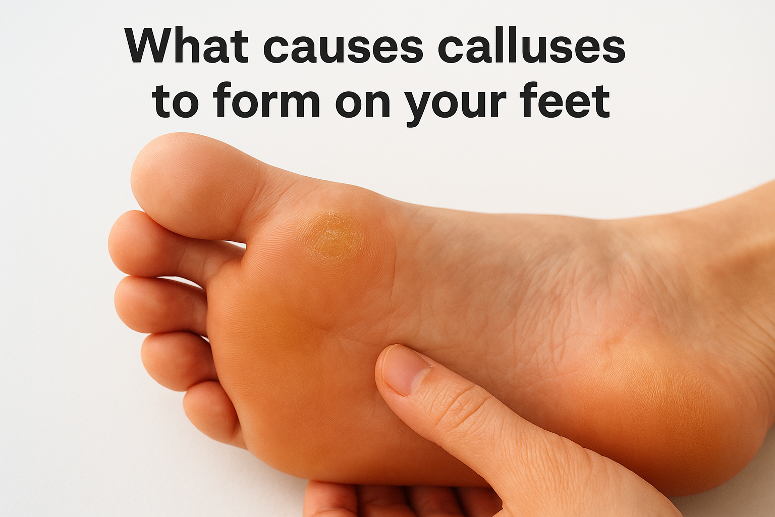 What causes calluses to form on your feet