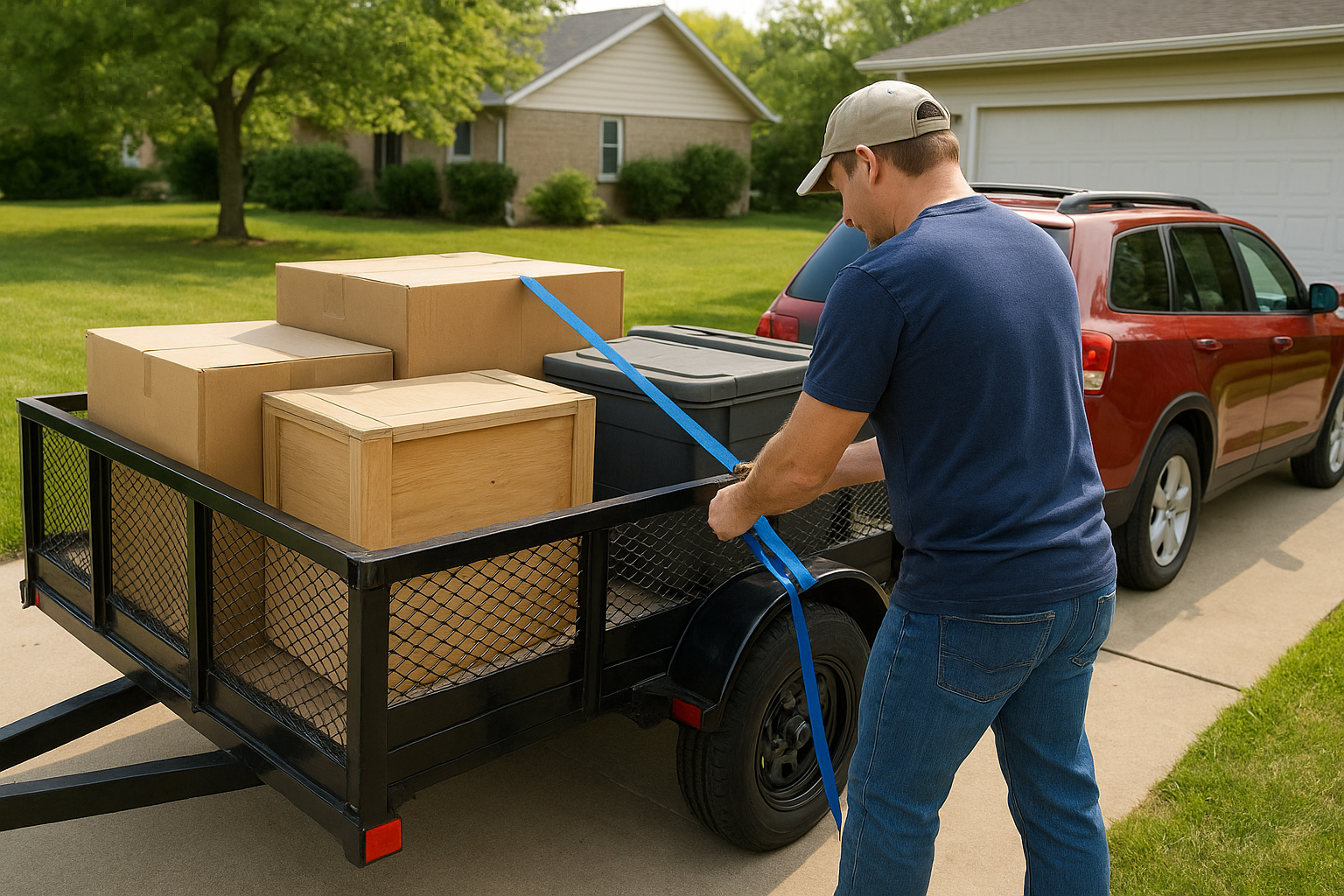 5 Long Distance Towing Tips From Detroit's Roadside Pros 3. Balance and secure your trailer load correctly