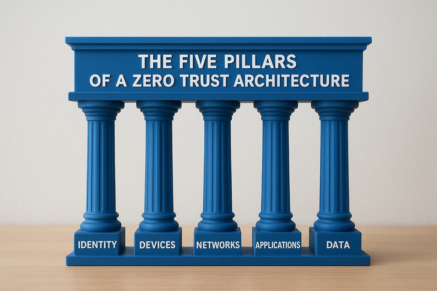 The five pillars of a zero trust architecture