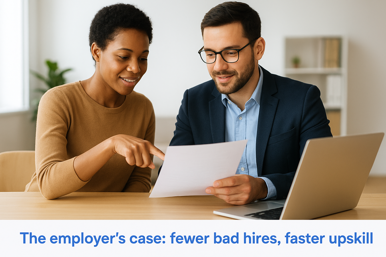 The employer's case: fewer bad hires, faster upskilling