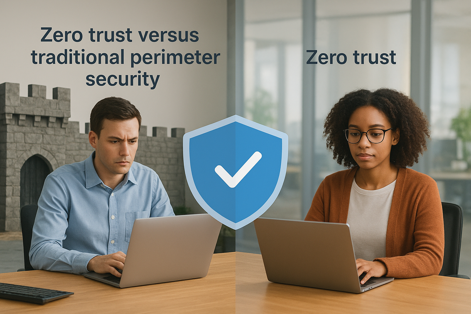 Zero trust versus traditional perimeter security
