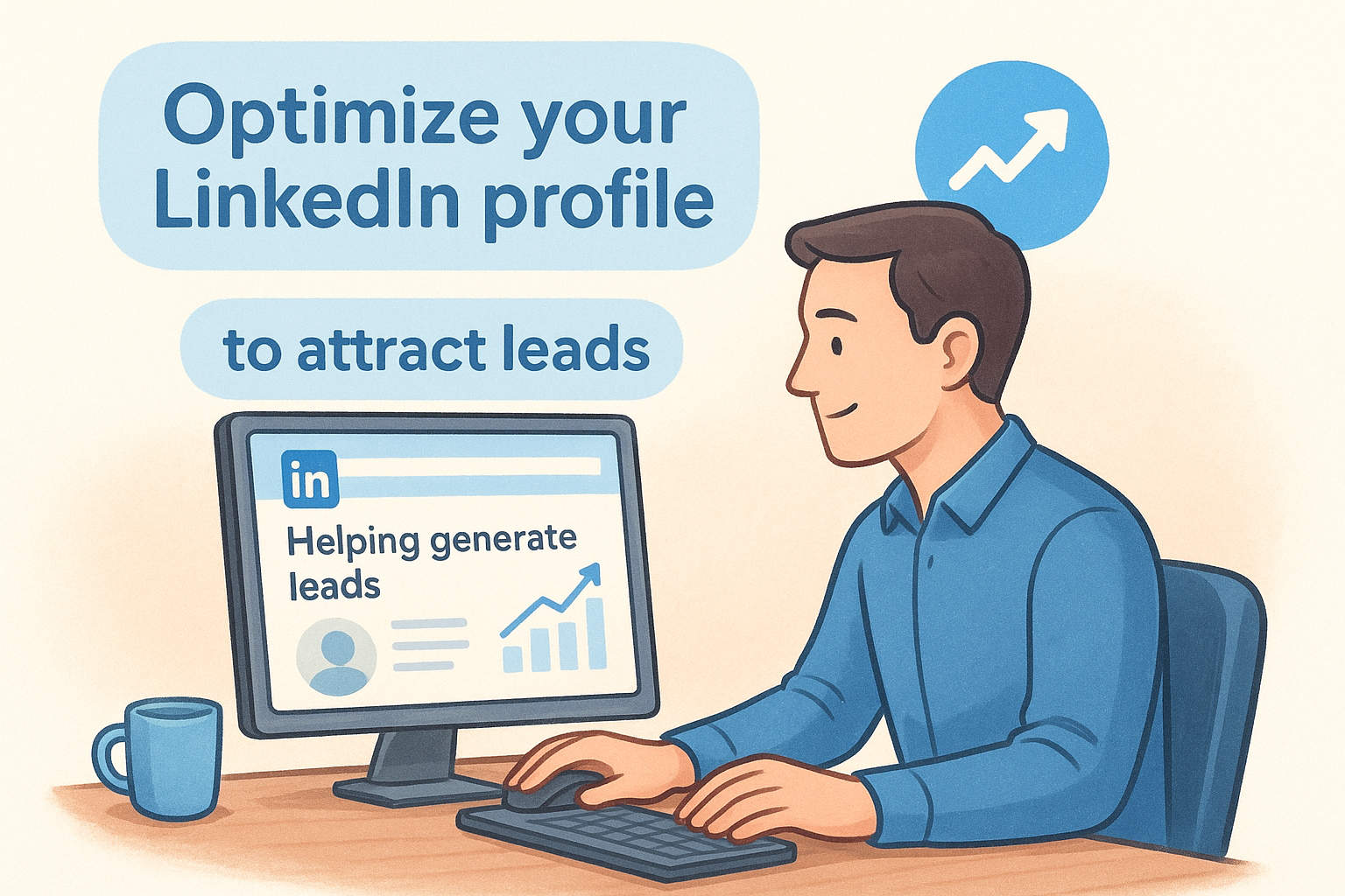 2. Optimize your LinkedIn profile to attract leads