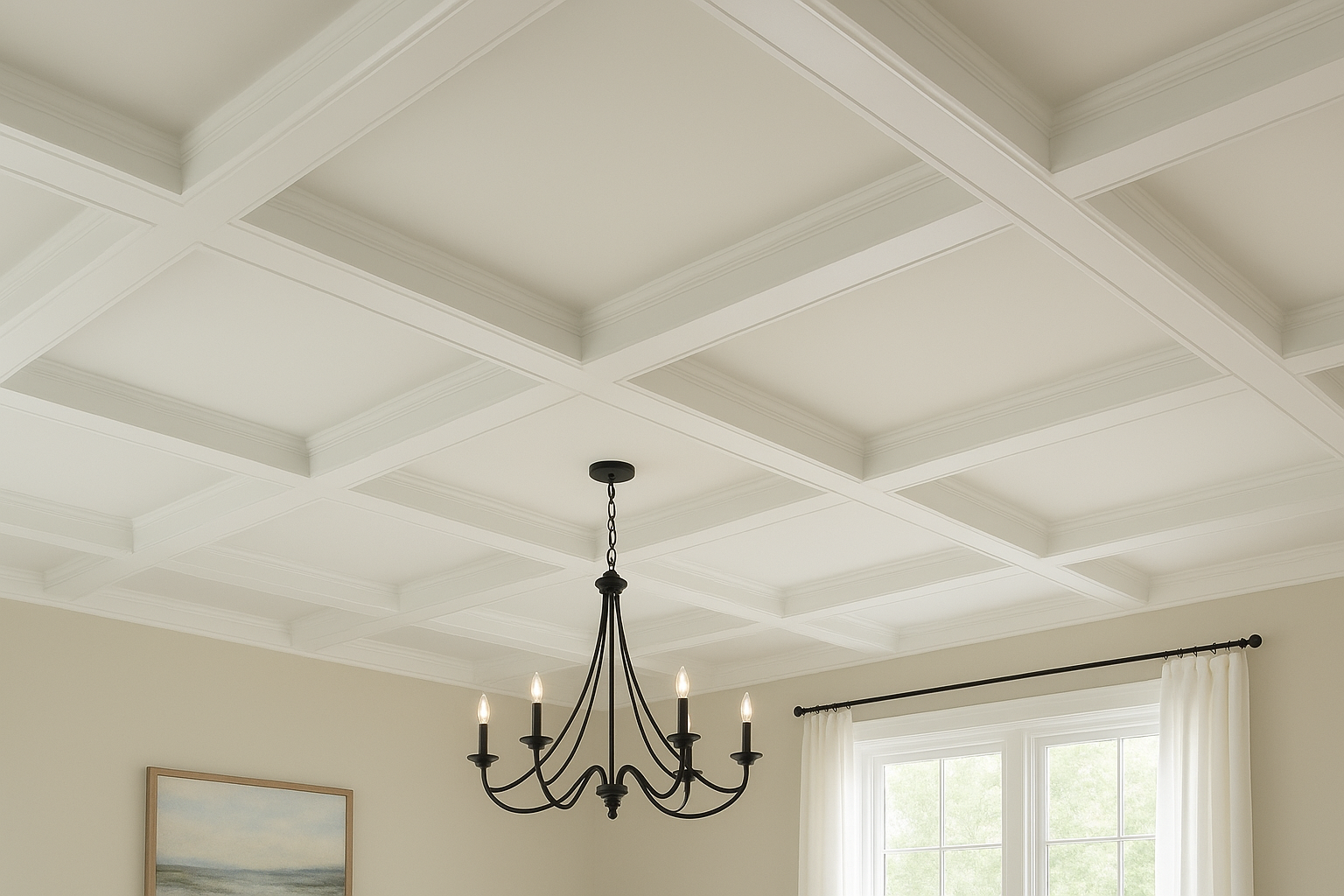 Popular coffered ceiling styles to consider