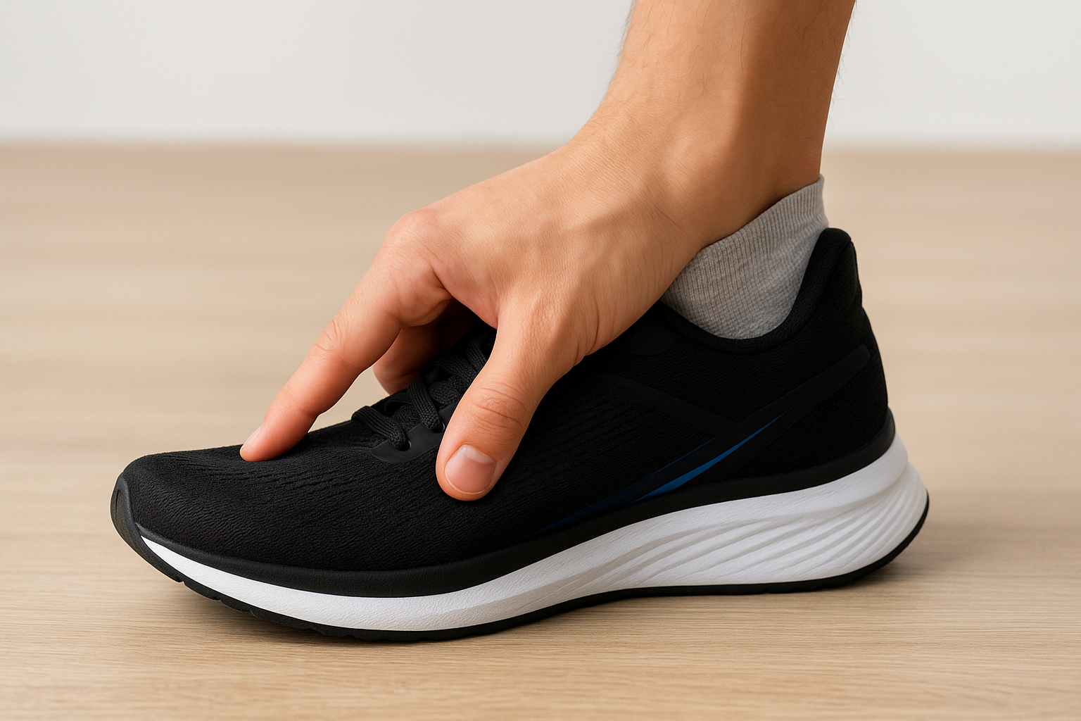 Step 2. Check toe box space and length