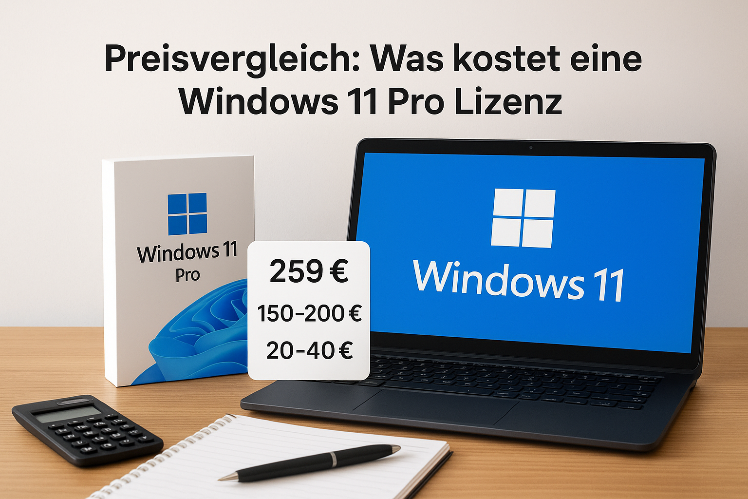 Preisvergleich: Was kostet eine Windows 11 Pro Lizenz