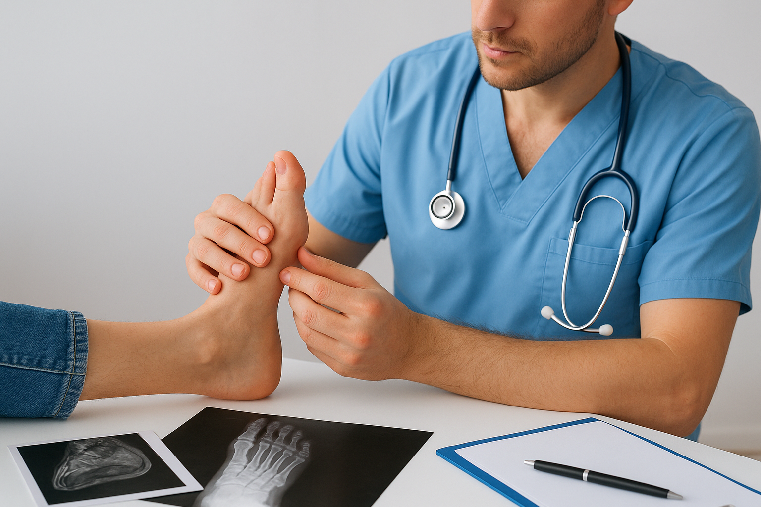 What to Expect at the Podiatrist: Diagnosis & Imaging