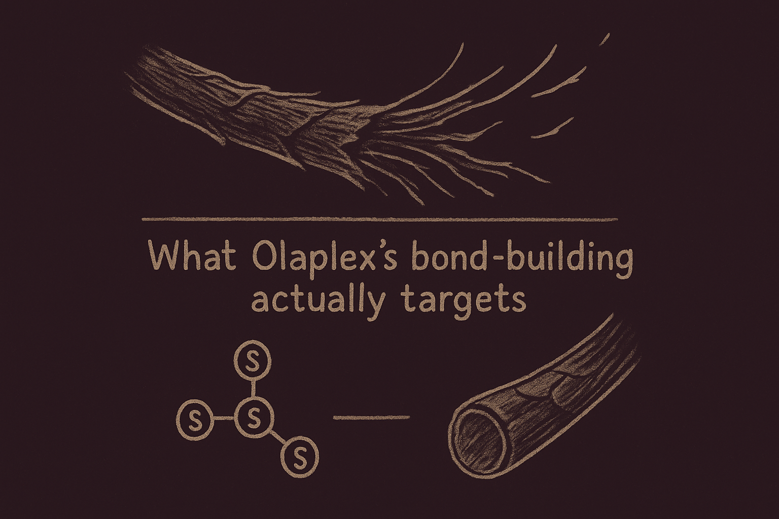 What Olaplex's bond-building actually targets