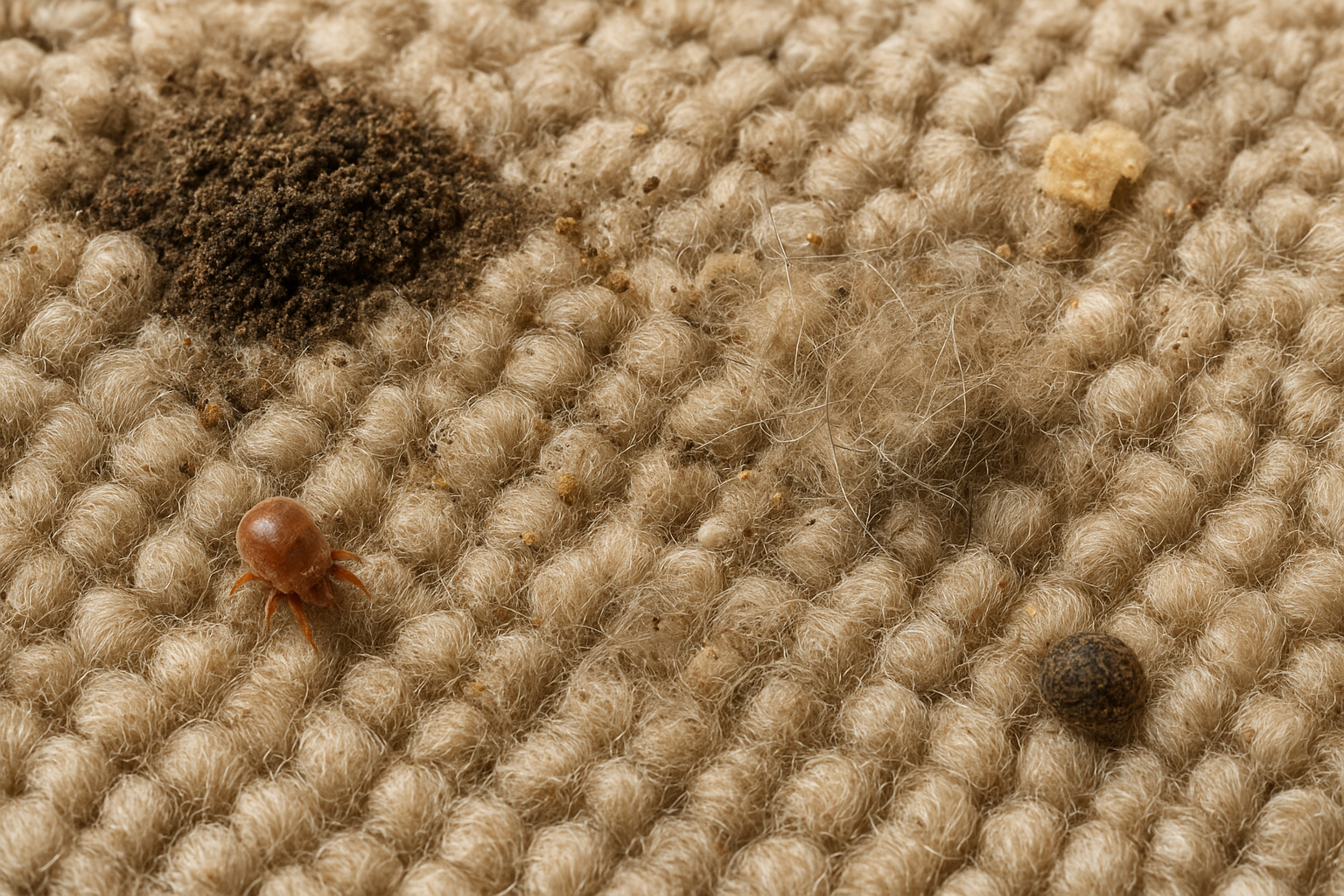 What's hiding in your carpet fibers