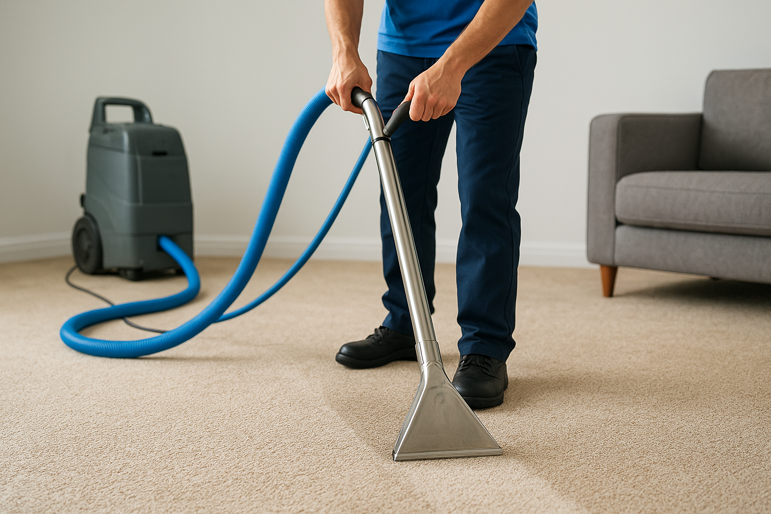 How professional deep carpet cleaning works