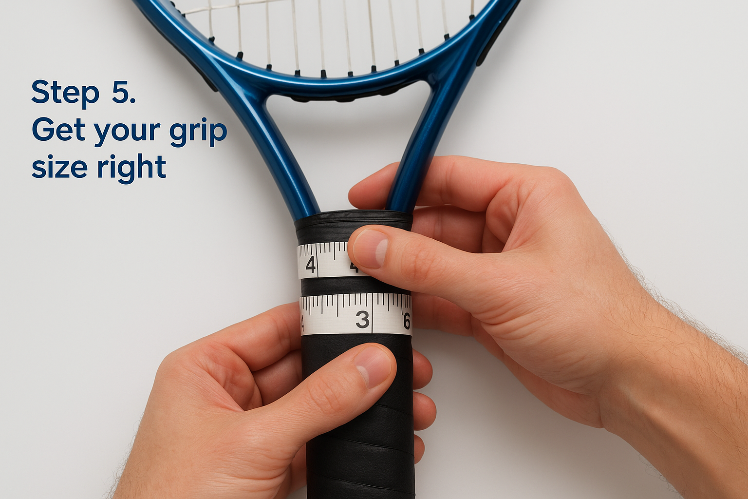 Step 5. Get your grip size right