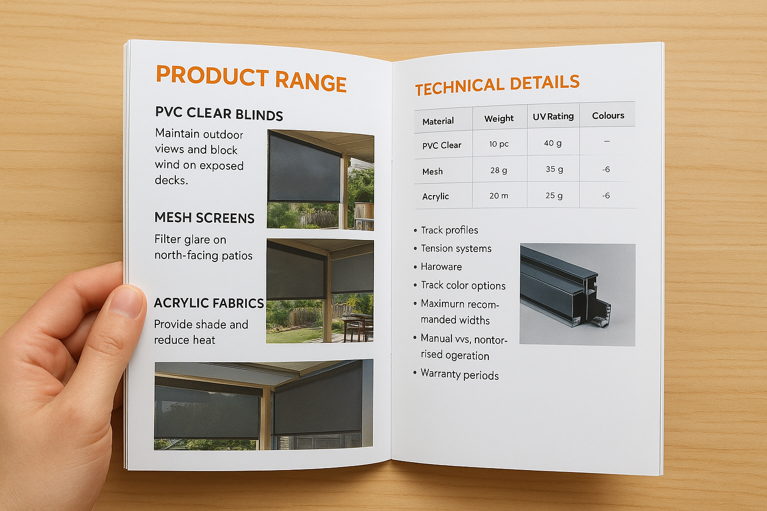 What you'll find inside a Ziptrak brochure