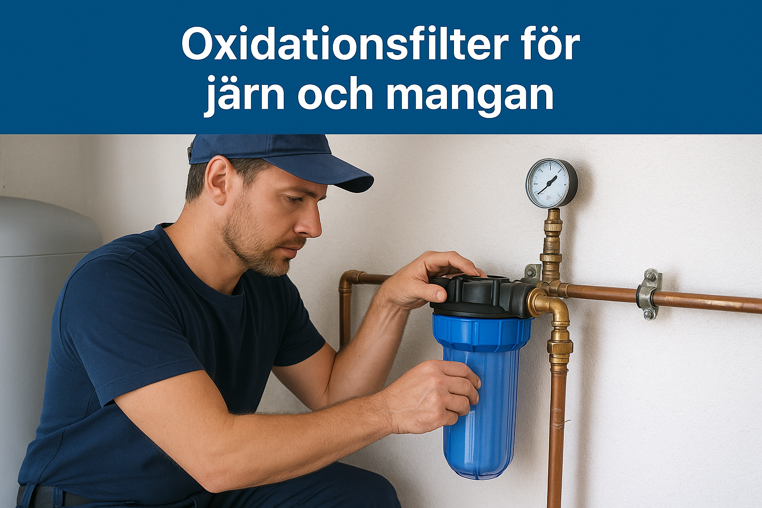 Oxidationsfilter för järn och mangan