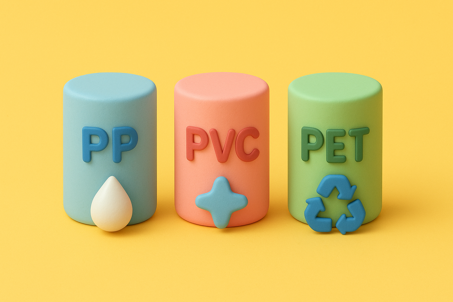 Film sintetici: PP, PVC e PET