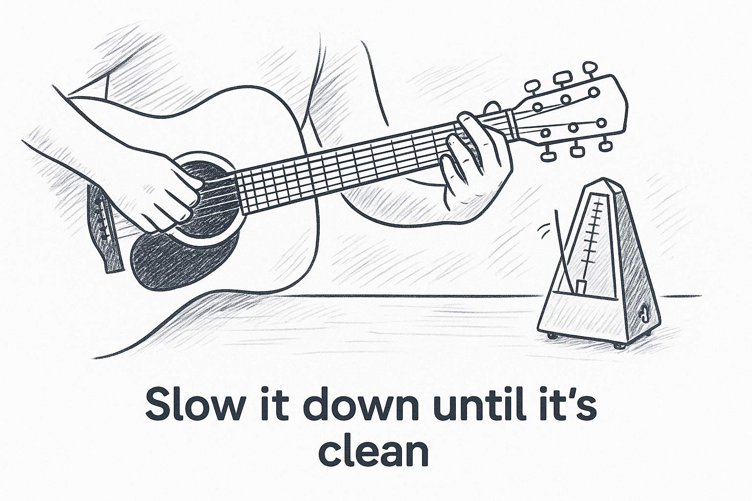 Slow it down until it's clean
