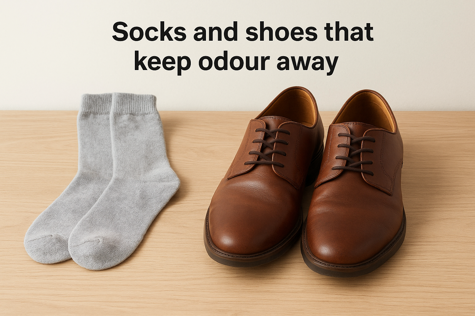 Socks and shoes that keep odour away