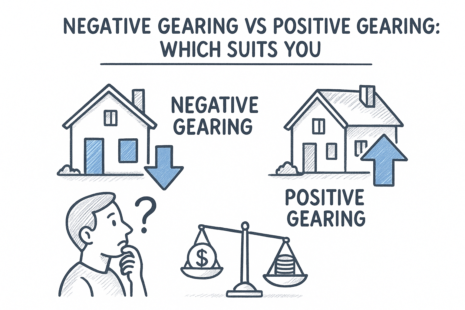 Negative gearing vs positive gearing: which suits you