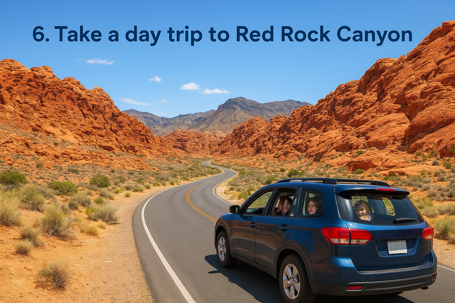 6. Take a day trip to Red Rock Canyon