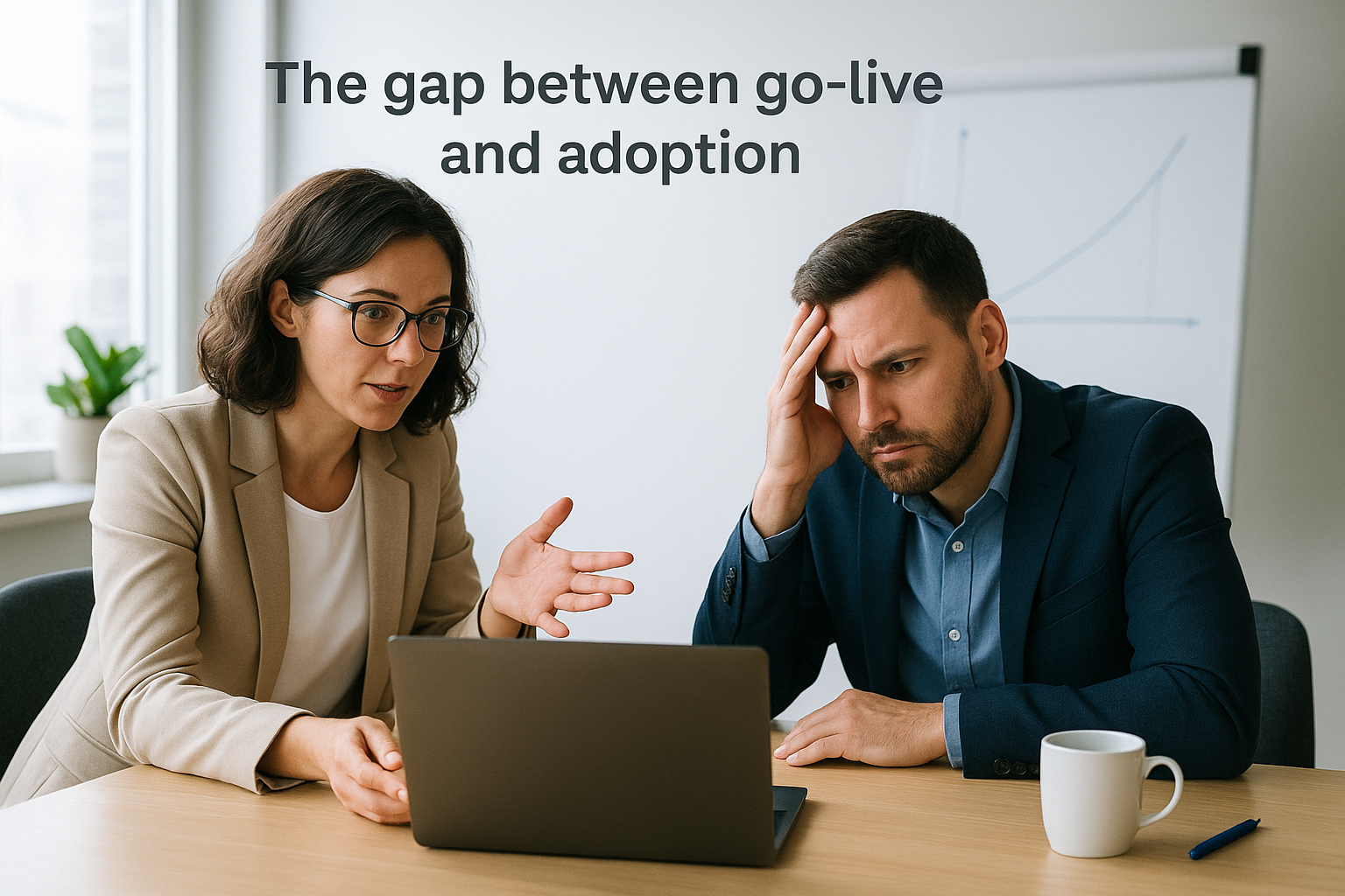 The gap between go-live and adoption