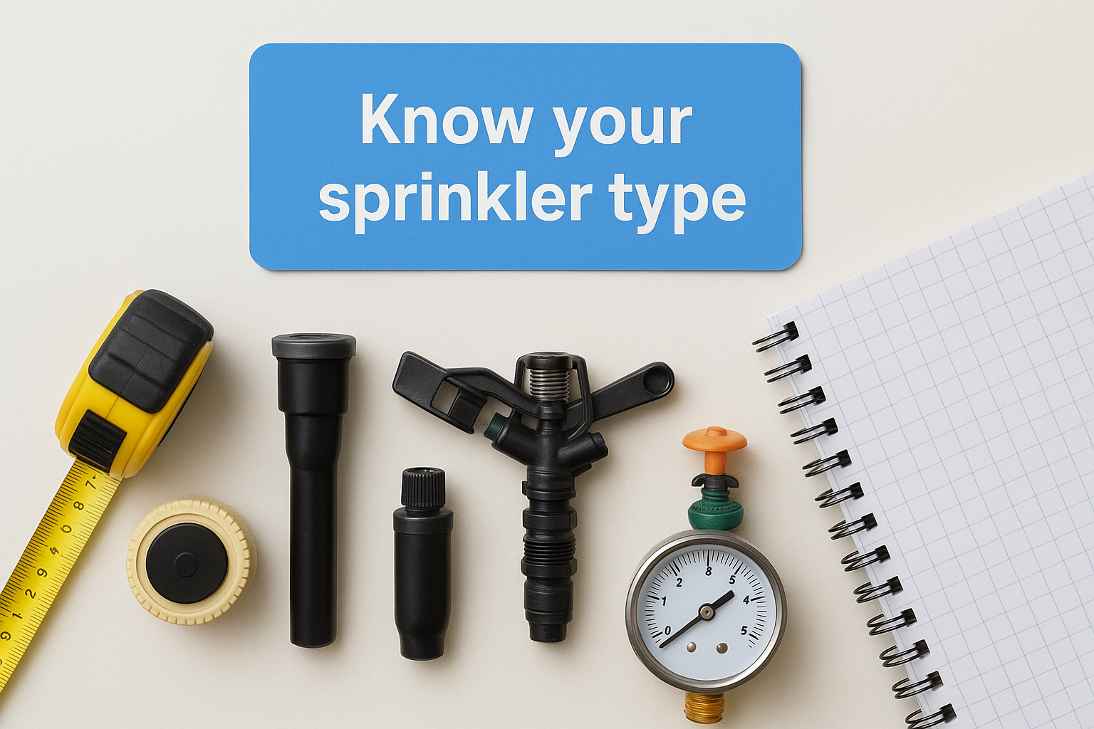 Know your sprinkler type