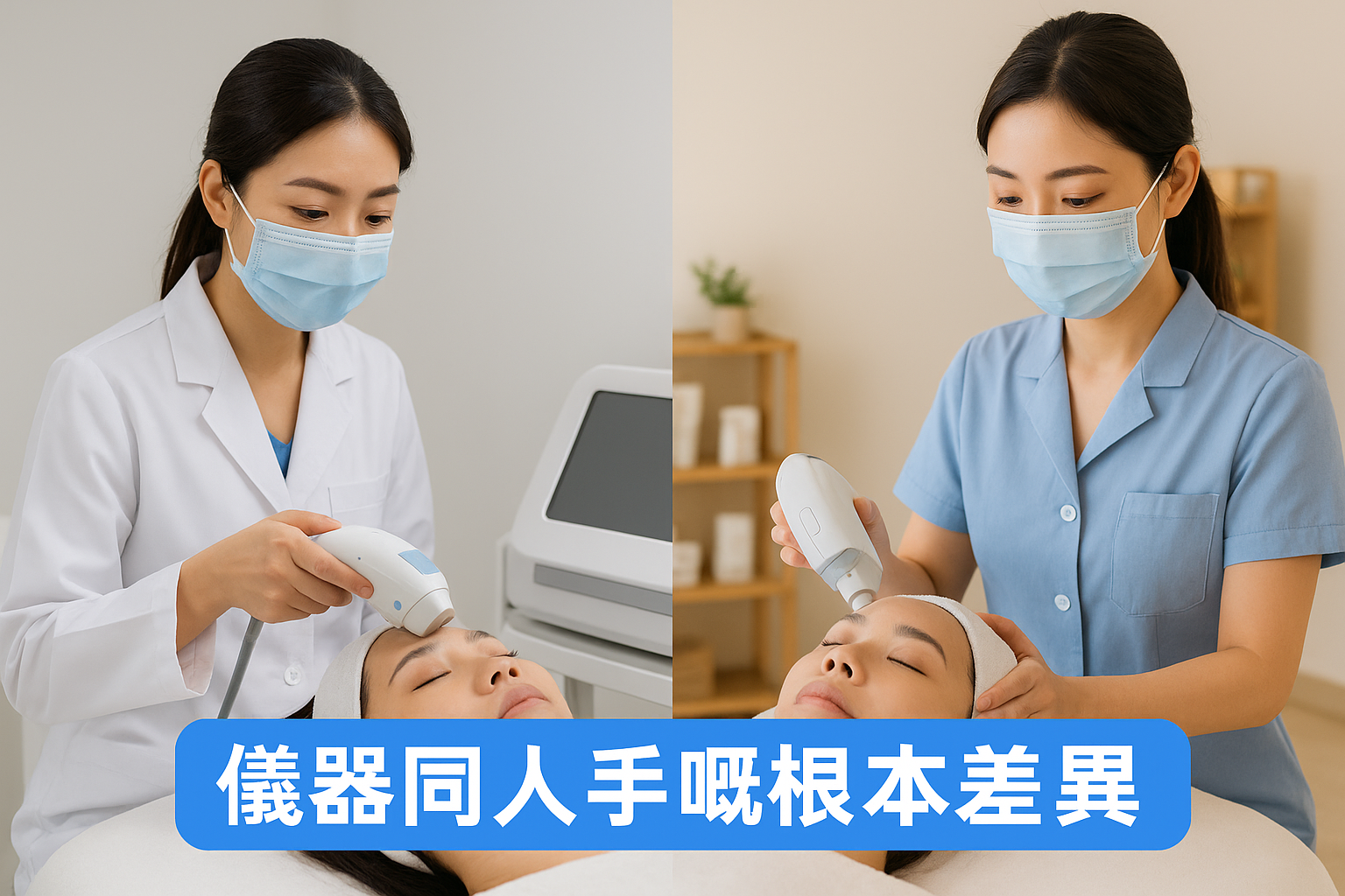 儀器同人手嘅根本差異