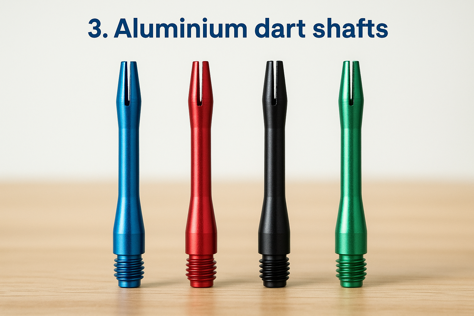 3. Aluminium dart shafts
