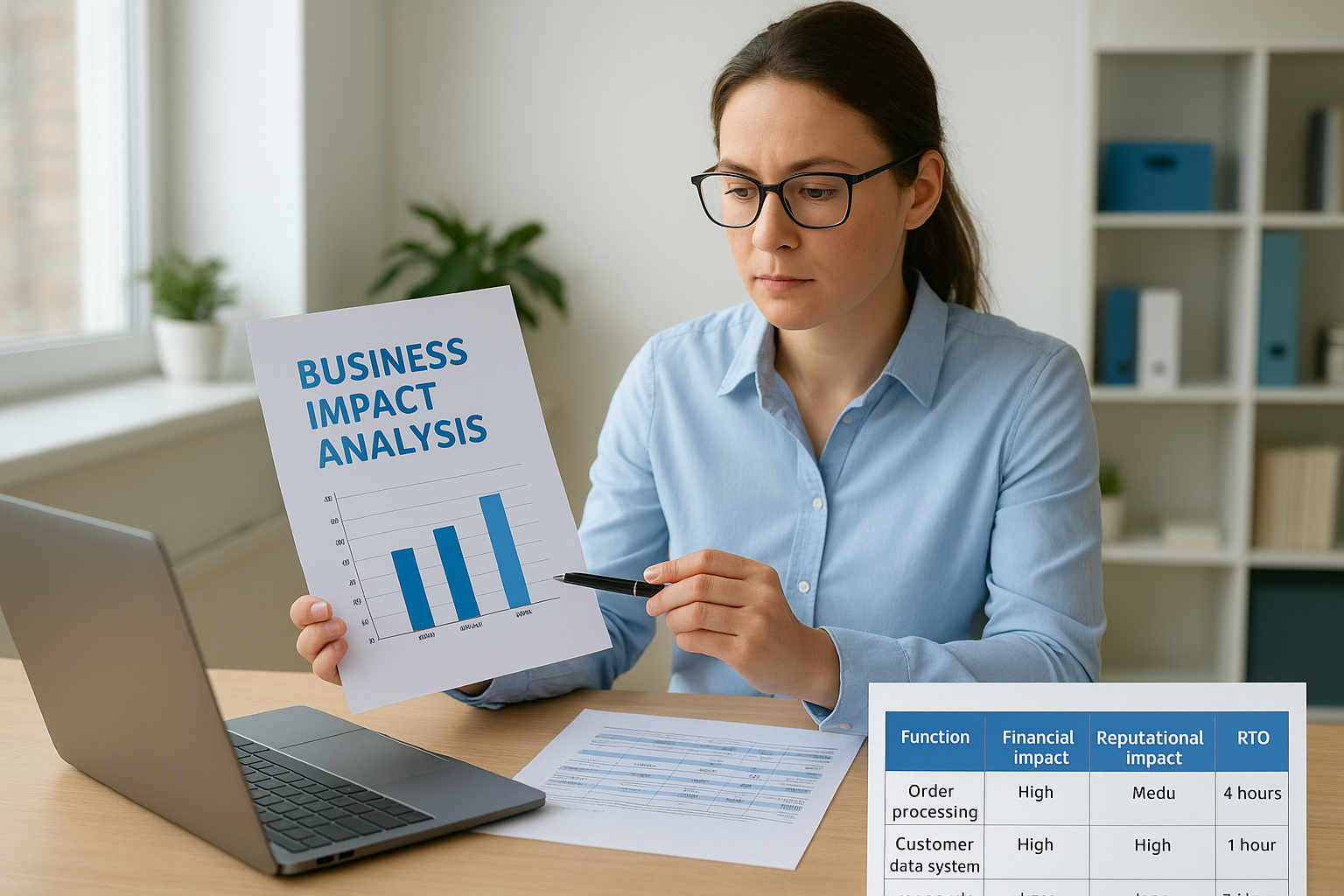 Step 2. Assess the impact of disruption with a business impact analysis