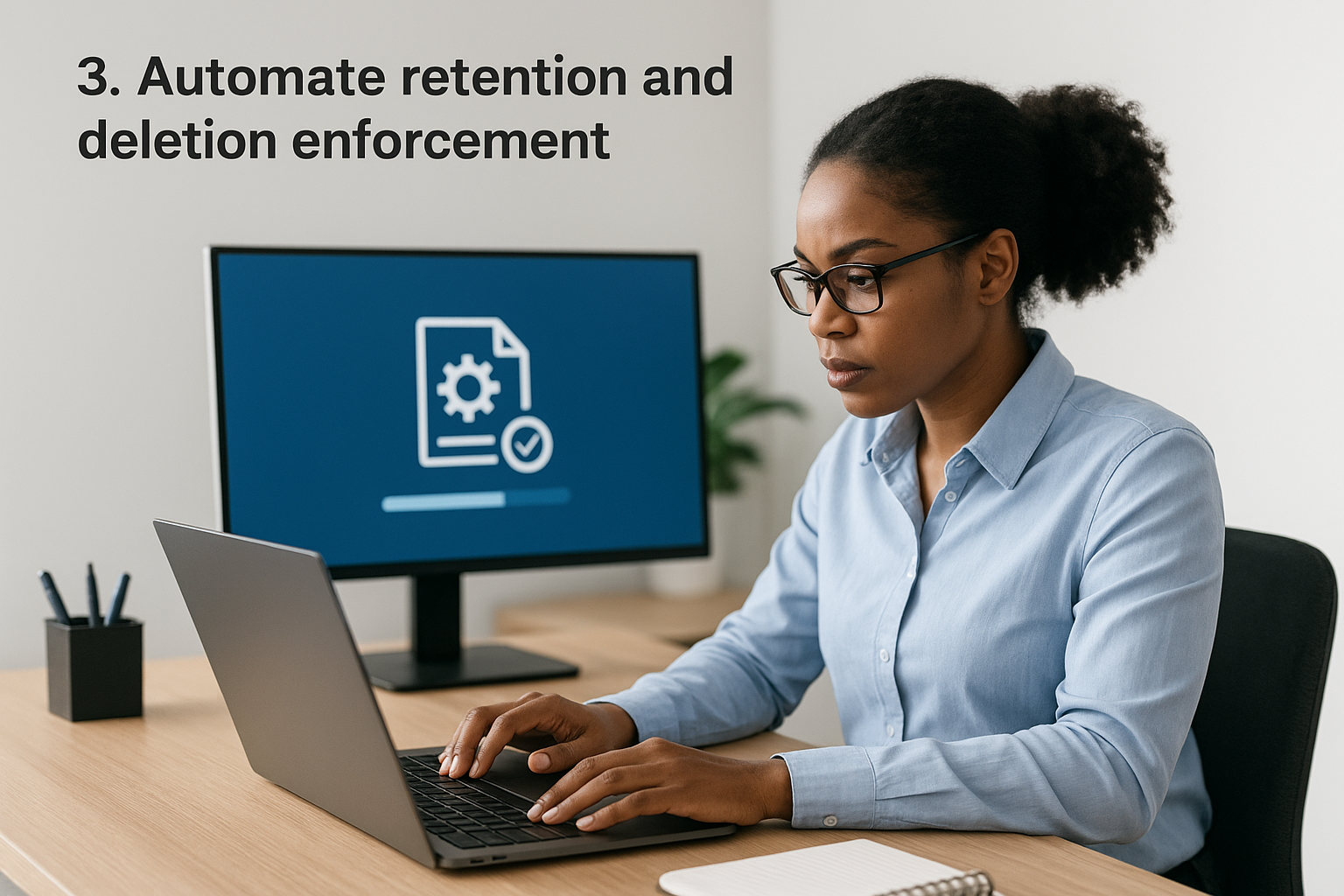 3. Automate retention and deletion enforcement