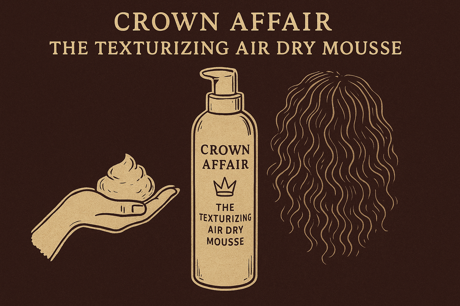 1. Crown Affair The Texturizing Air Dry Mousse
