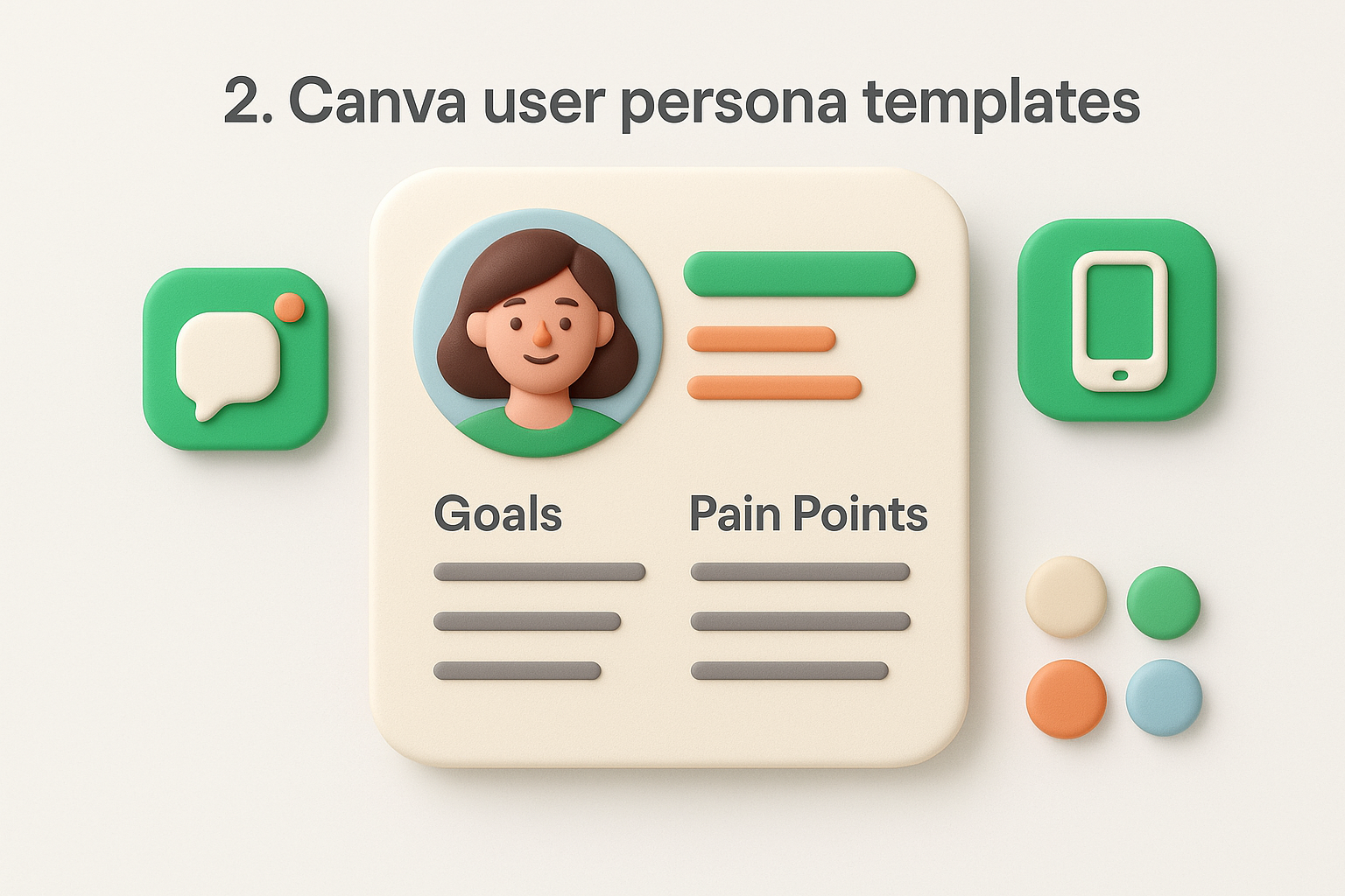 2. Canva user persona templates
