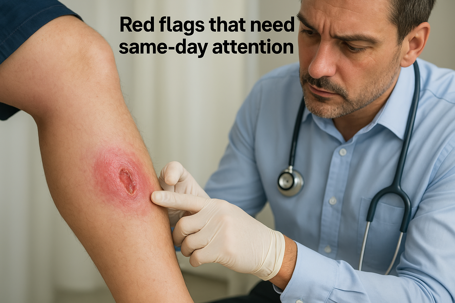 Red flags that need same-day attention