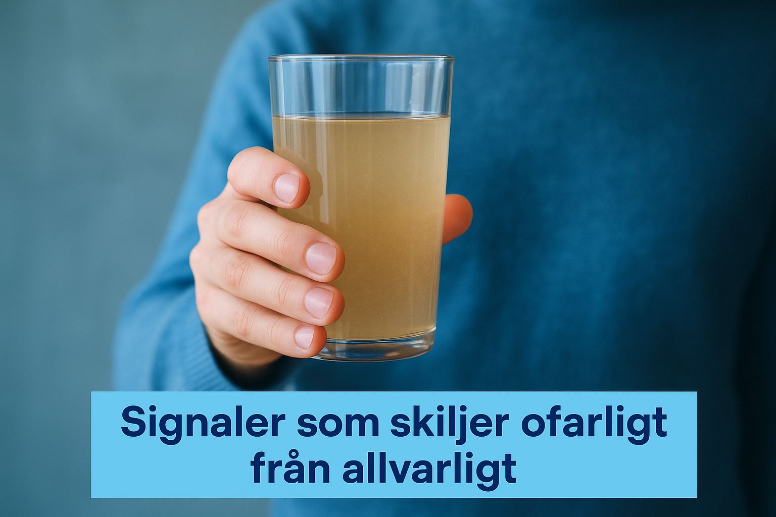 Signaler som skiljer ofarligt från allvarligt