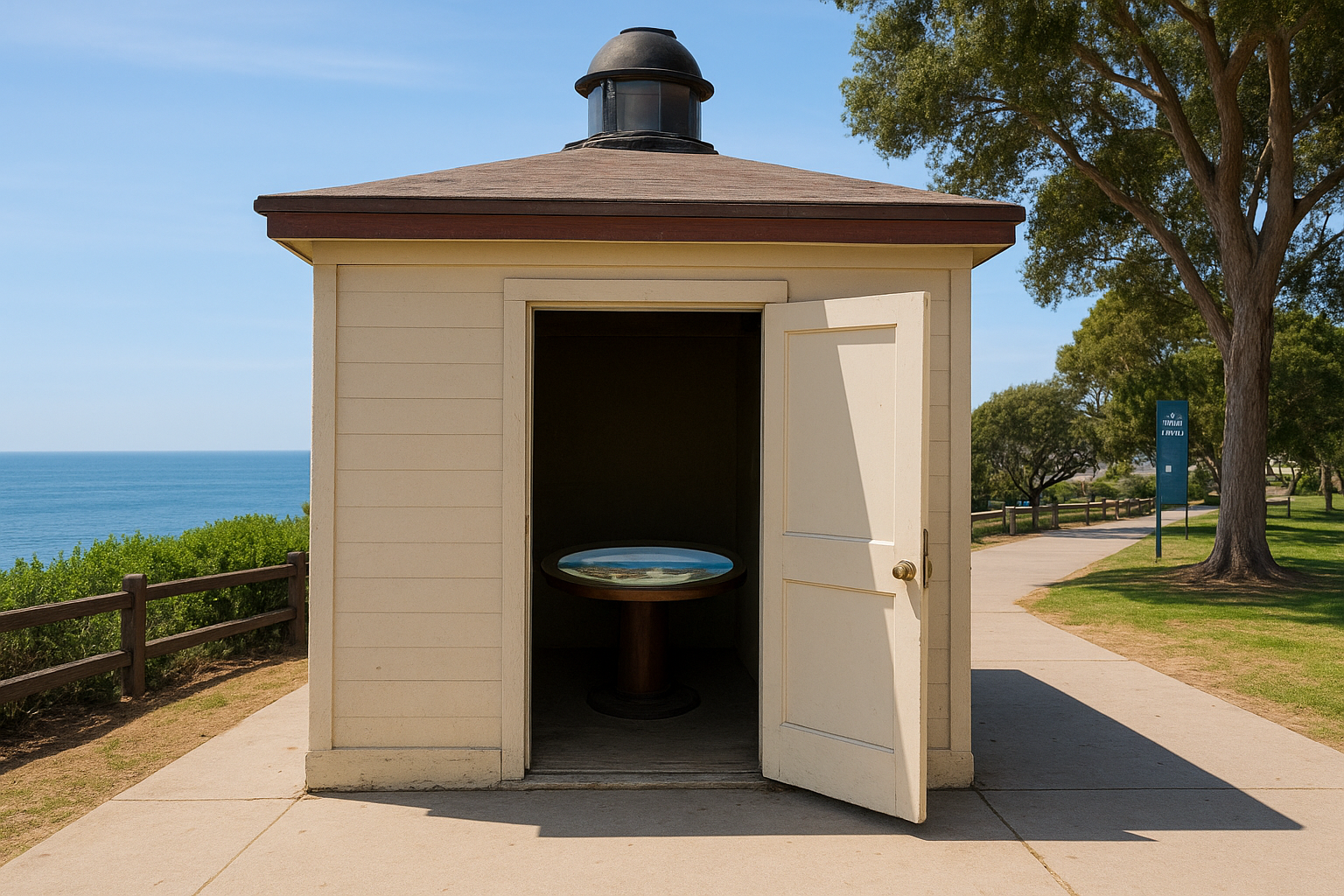 2. The camera obscura hidden inside Palisades Park