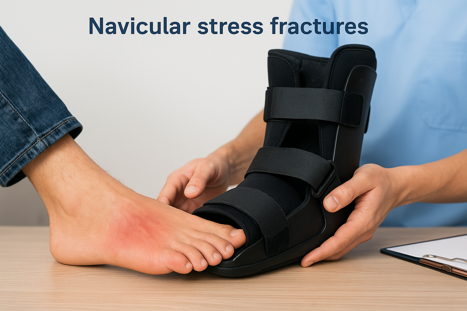 Navicular stress fractures