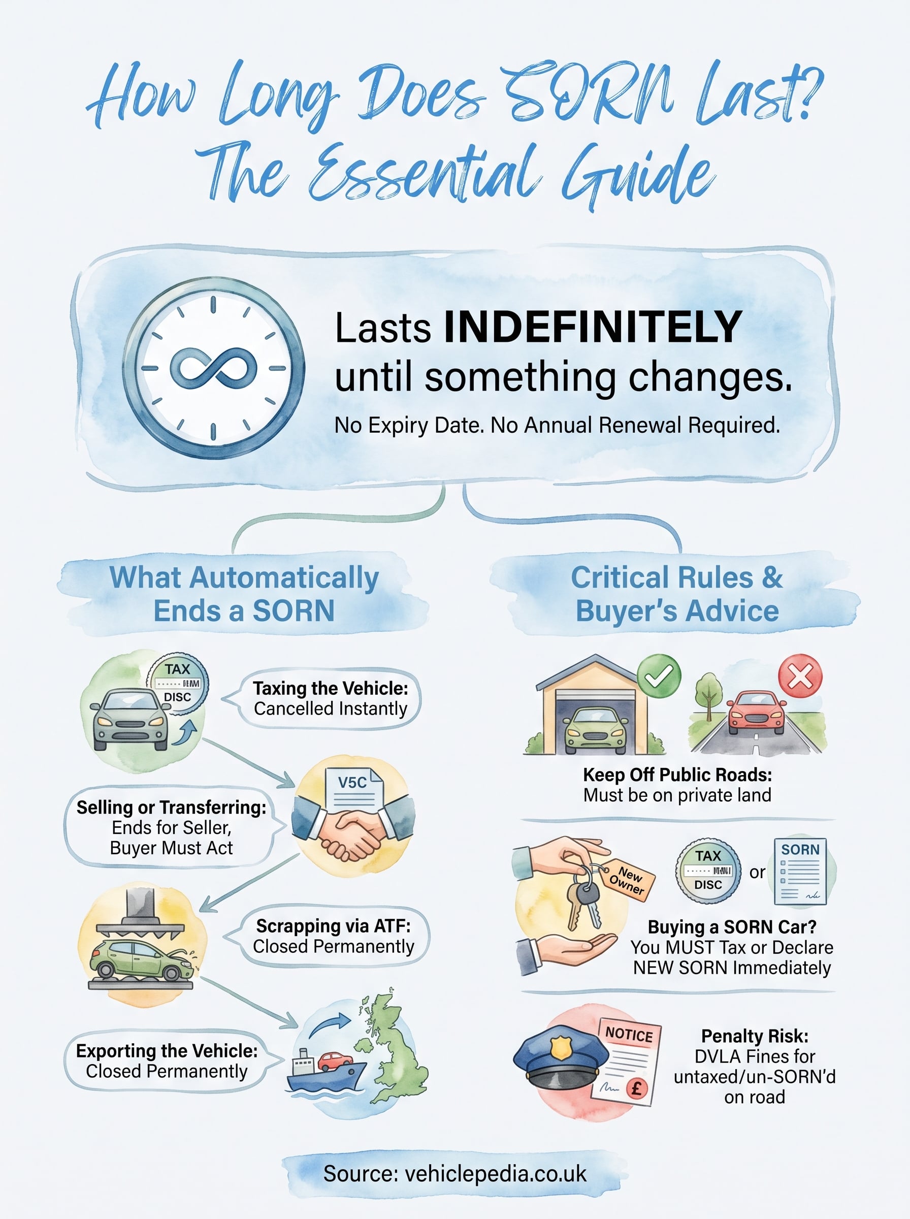 how long does sorn last infographic