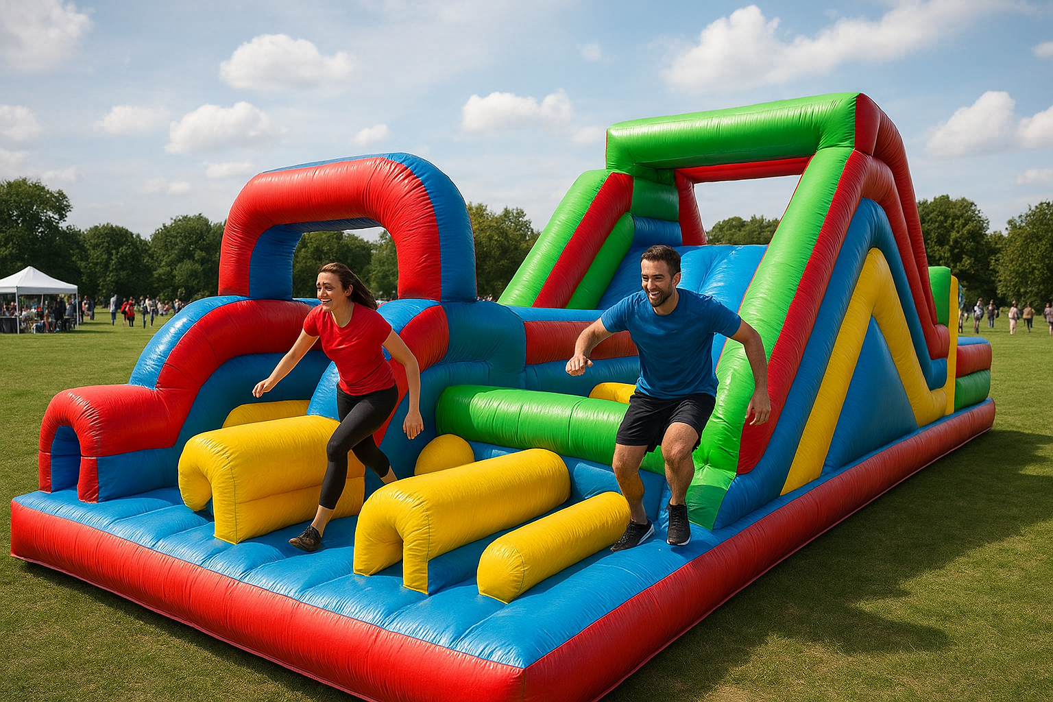 Obstacle courses and inflatable races