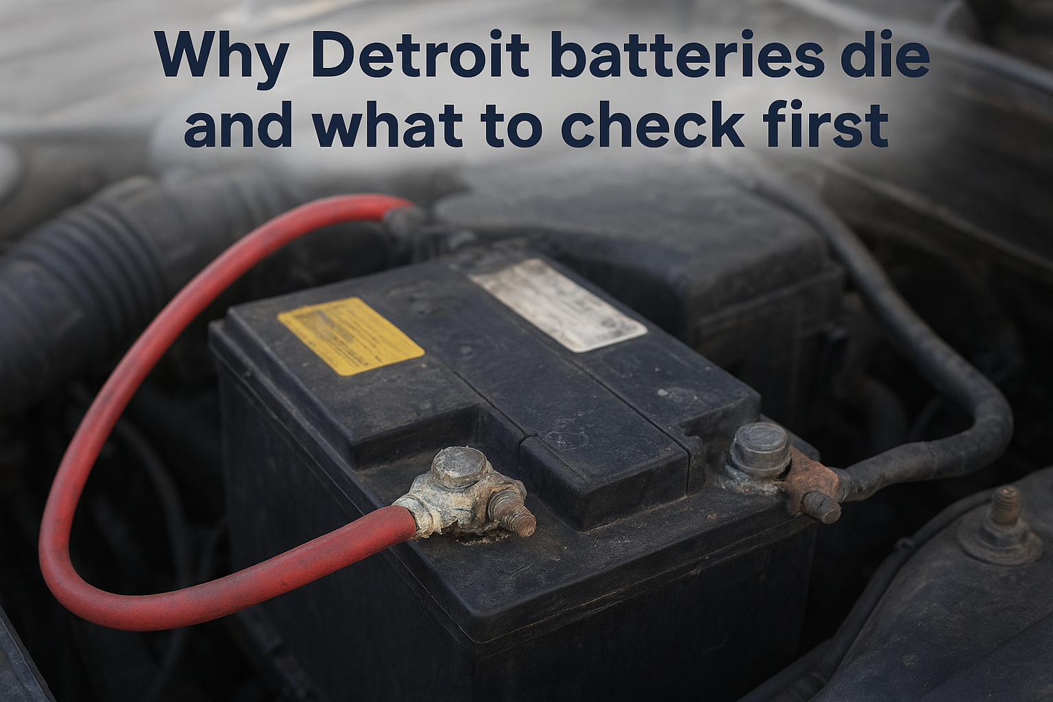 24 Hour Jump Start Service Near Me: A Detroit How-To Guide Why Detroit batteries die and what to check first