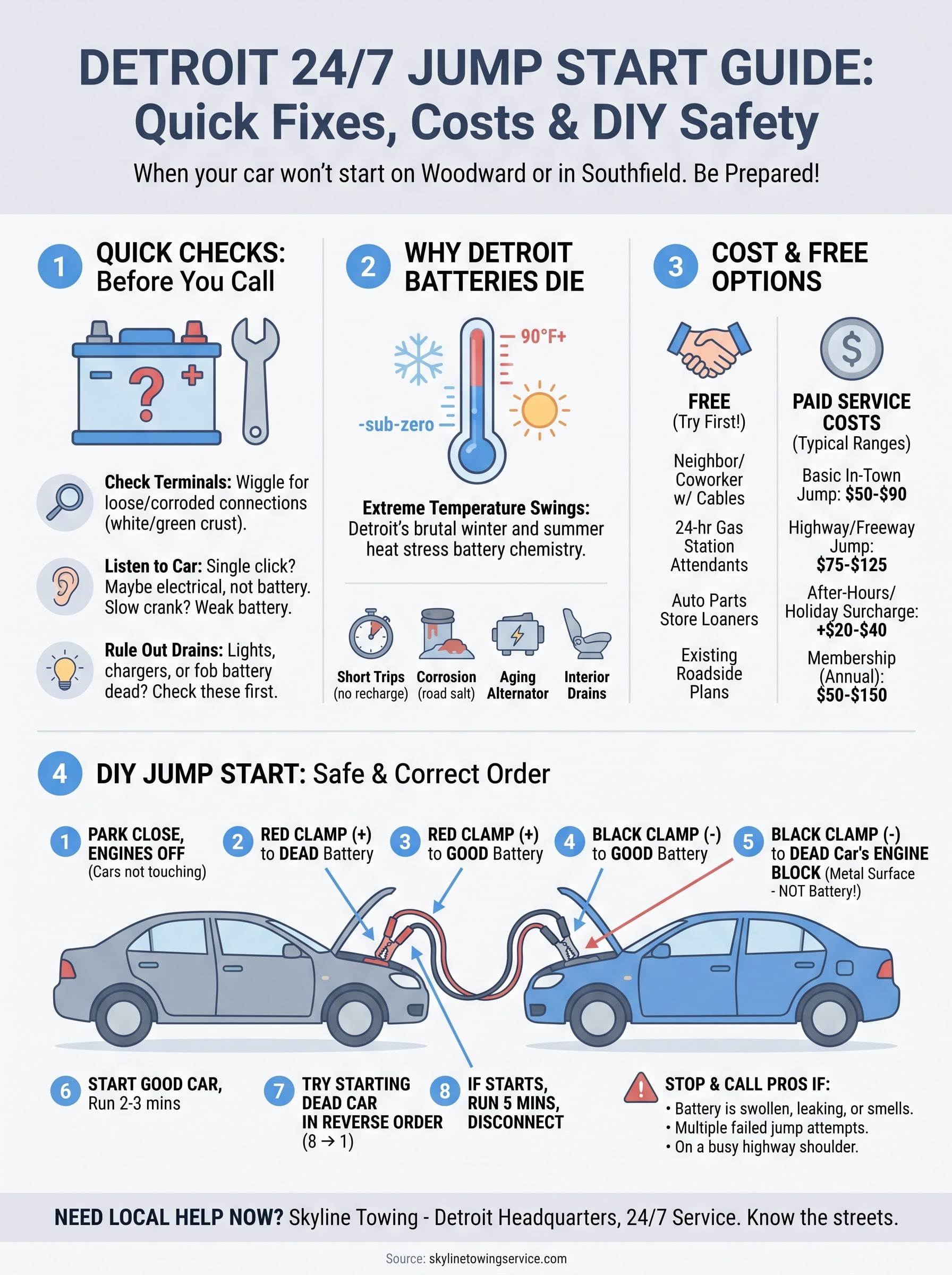 24 Hour Jump Start Service Near Me: A Detroit How-To Guide 24 hour jump start service near me infographic